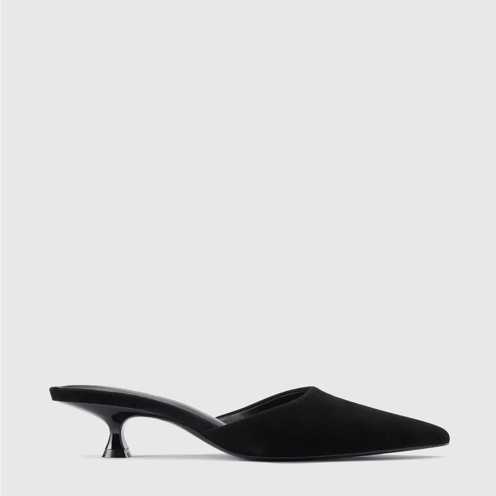 Chic Black Mules by EMME - Picture 2 of 5